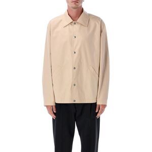 JIL SANDER Cotton Twill Chore Jacket Men DARK SAND Outerwear